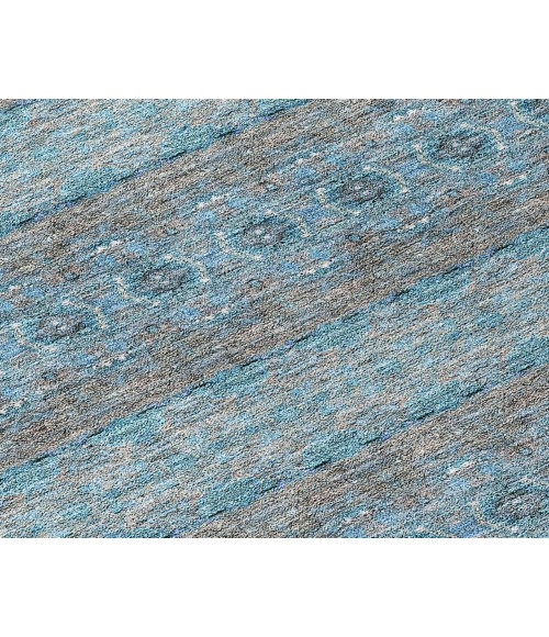 ADDISON ACN615 Rug Chantille ACN615 Teal 3' x 5' Rug