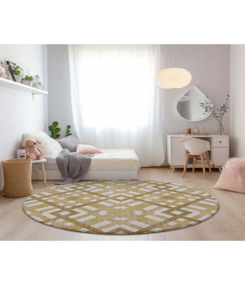 Chantille ACN616 Gold 8' x 8' Rug