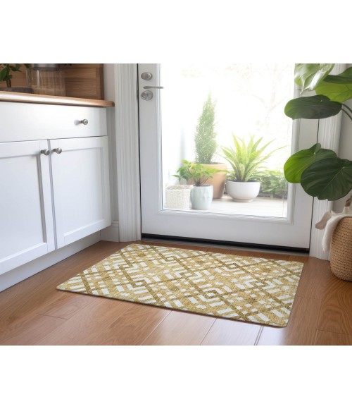 Chantille ACN616 Gold 1'8" x 2'6" Rug