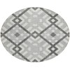 Addison Chantille ACN616 Gray 8 ft. x 8 ft. Round Rug