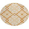 Addison Chantille ACN616 Peach 8 ft. x 8 ft. Round Rug