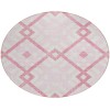 Addison Chantille ACN616 Pink 8 ft. x 8 ft. Round Rug