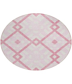 Addison Chantille ACN616 Pink 8 ft. x 8 ft. Round Rug
