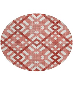 Addison Chantille ACN616 Red 8 ft. x 8 ft. Round Rug