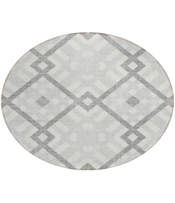 Addison Chantille ACN616 Silver 8 ft. x 8 ft. Round Rug