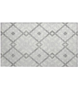 Addison Chantille ACN616 Silver 1 ft. 8 in. x 2 ft. 6 in. Rectangle Rug