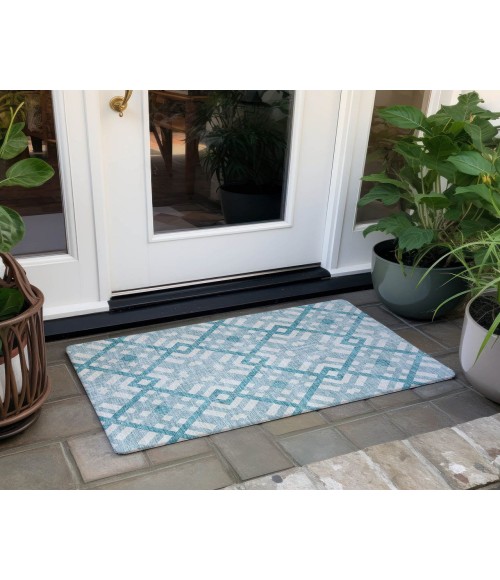 Chantille ACN616 Teal 1'8" x 2'6" Rug