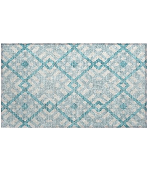 Chantille ACN616 Teal 1'8" x 2'6" Rug