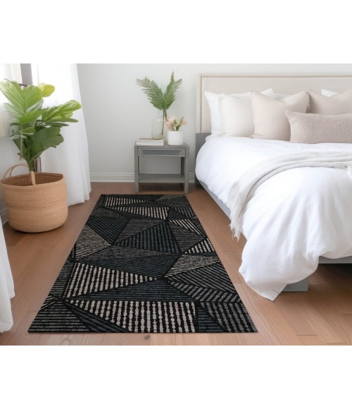 Chantille ACN618 Black 2'3" x 7'6" Rug