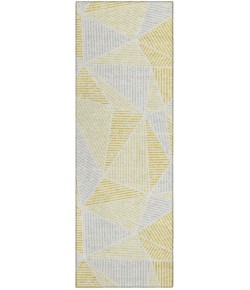 Addison Chantille ACN618 Gold 2 ft. 3 in. x 7 ft. 6 in. Runner Rug