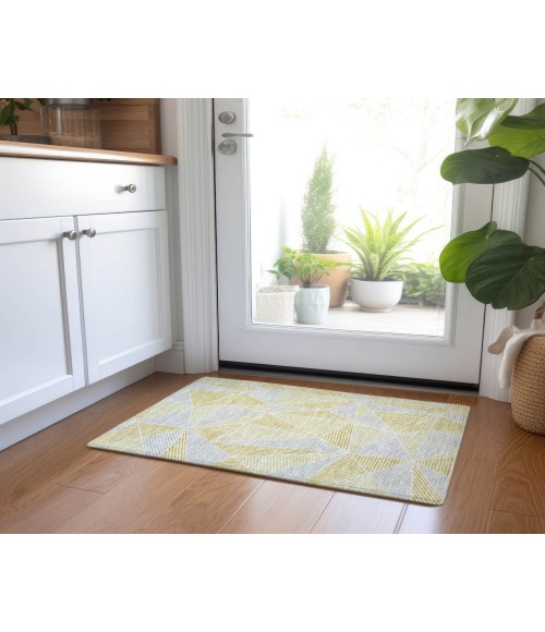 Chantille ACN618 Gold 1'8" x 2'6" Rug