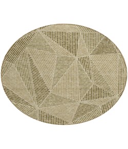 Addison Chantille ACN618 Khaki 8 ft. x 8 ft. Round Rug