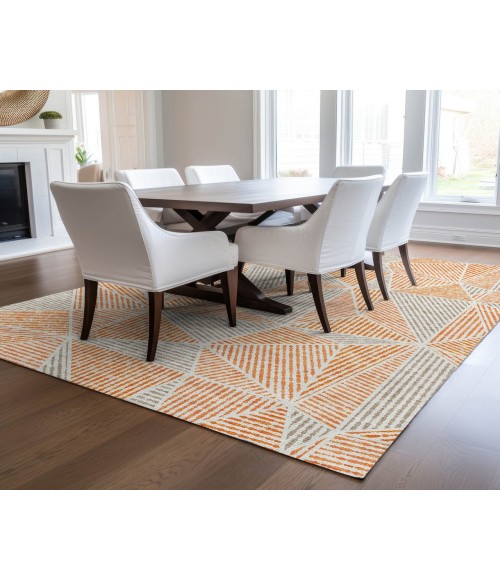 Chantille ACN618 Orange 3' x 5' Rug