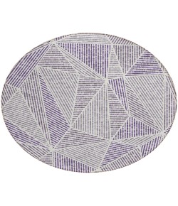 Addison Chantille ACN618 Purple 8 ft. x 8 ft. Round Rug