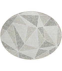 Addison Chantille ACN618 Taupe 8 ft. x 8 ft. Round Rug