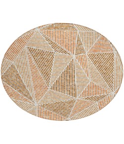 Addison Chantille ACN618 Terracotta 8 ft. x 8 ft. Round Rug