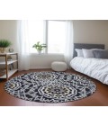 Chantille ACN619 Black 8' x 8' Rug