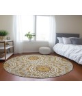 Chantille ACN619 Gold 8' x 8' Rug