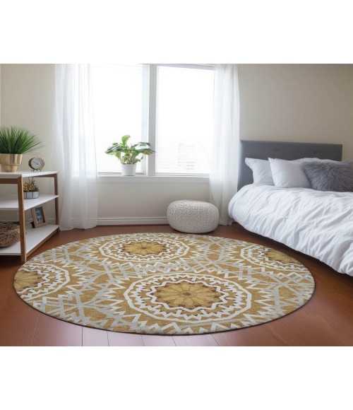 Chantille ACN619 Gold 8' x 8' Rug