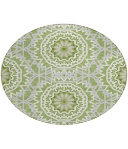 Addison Chantille ACN619 Green 8 ft. x 8 ft. Round Rug