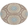 Addison Chantille ACN619 Khaki 8 ft. x 8 ft. Round Rug
