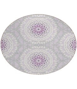 Addison Chantille ACN619 Lilac 8 ft. x 8 ft. Round Rug