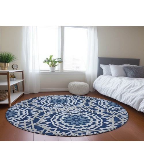 Chantille ACN619 Navy 8' x 8' Rug