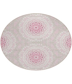 Addison Chantille ACN619 Pink 8 ft. x 8 ft. Round Rug