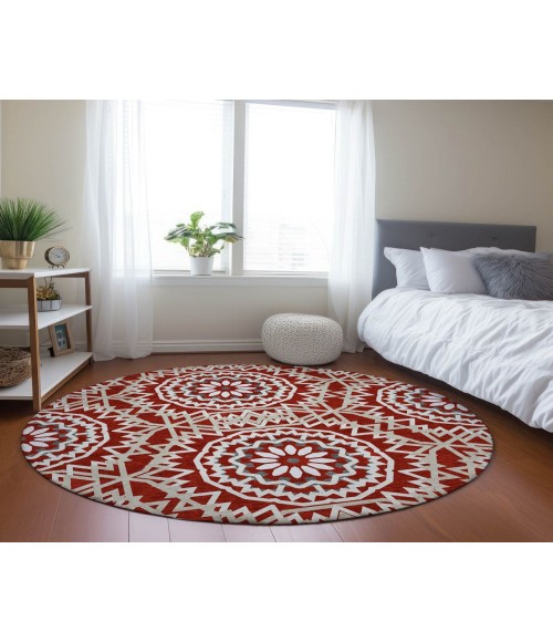 Chantille ACN619 Red 8' x 8' Rug