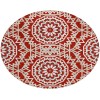 Addison Chantille ACN619 Red 8 ft. x 8 ft. Round Rug
