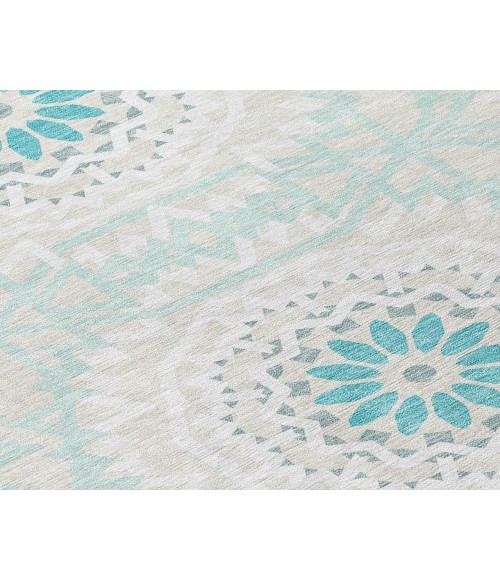 Chantille ACN619 Teal 8' x 8' Rug