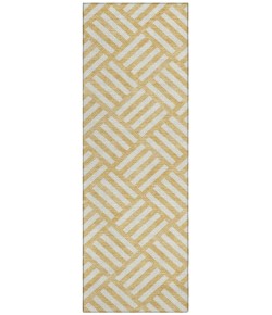 Addison Chantille ACN620 Gold 2 ft. 3 in. x 7 ft. 6 in. Runner Rug