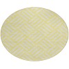 Addison Chantille ACN620 Yellow 8 ft. x 8 ft. Round Rug