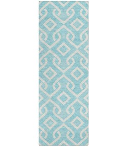 Addison Chantille ACN621 Aqua 2 ft. 3 in. x 7 ft. 6 in. Runner Rug