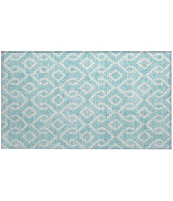 Addison Chantille ACN621 Aqua 1 ft. 8 in. x 2 ft. 6 in. Rectangle Rug