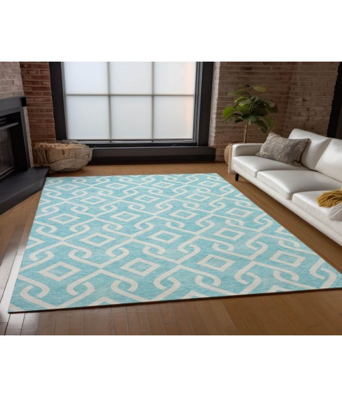 Chantille ACN621 Aqua 3' x 5' Rug