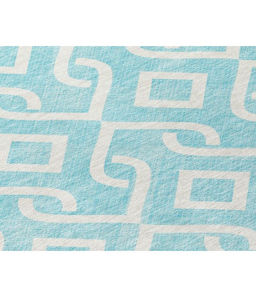 Chantille ACN621 Aqua 1'8" x 2'6" Rug