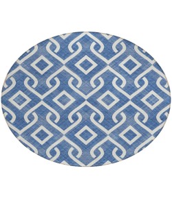 Addison Chantille ACN621 Blue 8 ft. x 8 ft. Round Rug