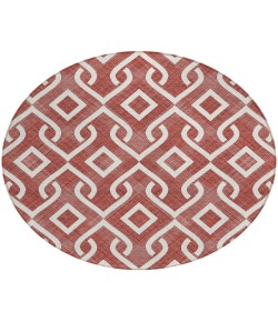 Addison Chantille ACN621 Burgundy 8 ft. x 8 ft. Round Rug