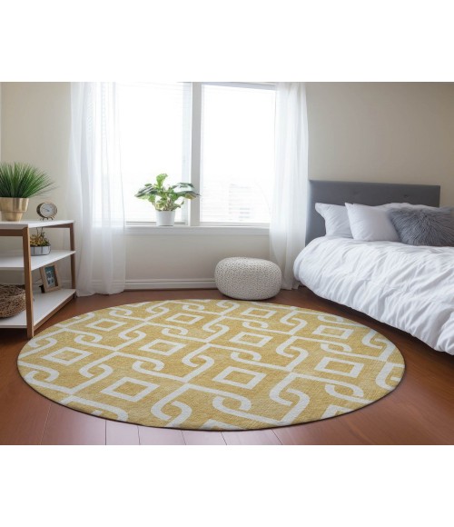 Chantille ACN621 Gold 8' x 8' Rug