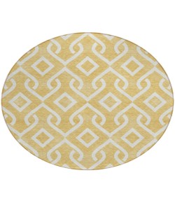 Addison Chantille ACN621 Gold 8 ft. x 8 ft. Round Rug