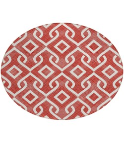 Addison Chantille ACN621 Red 8 ft. x 8 ft. Round Rug