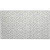 Addison Chantille ACN621 Silver 1 ft. 8 in. x 2 ft. 6 in. Rectangle Rug