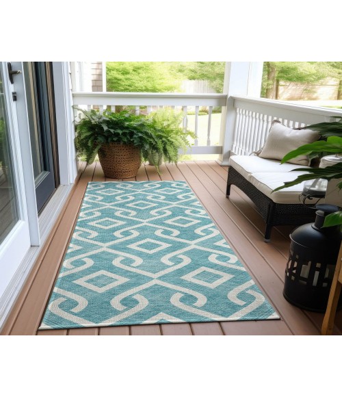 Chantille ACN621 Teal 2'3" x 7'6" Rug