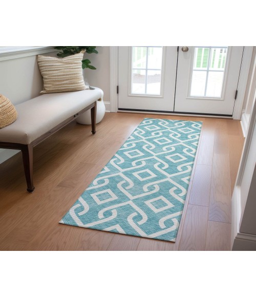 Chantille ACN621 Teal 2'3" x 7'6" Rug