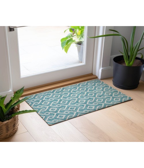 Chantille ACN621 Teal 1'8" x 2'6" Rug