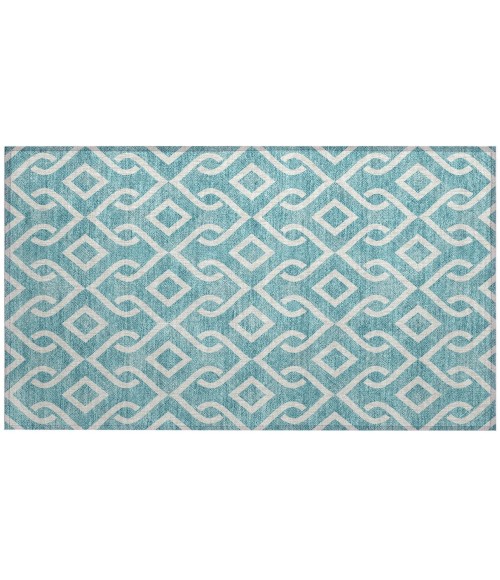 Chantille ACN621 Teal 1'8" x 2'6" Rug