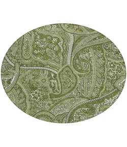 Addison Chantille ACN623 Green 8 ft. x 8 ft. Round Rug