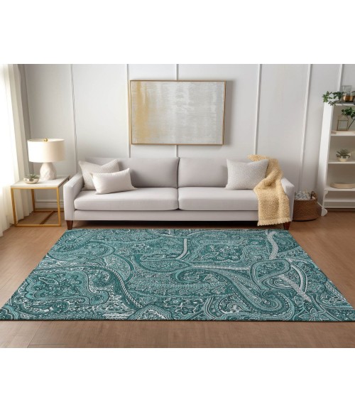 Chantille ACN623 Teal 3' x 5' Rug