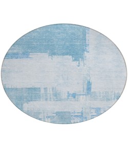 Addison Chantille ACN624 Sky 8 ft. x 8 ft. Round Rug